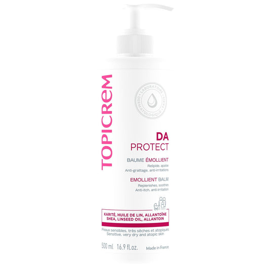 Baume Corps Emollient Peau Très Sèche et Atopique Nourrisson Enfant Adulte TOPICREM le flacon de 500mL