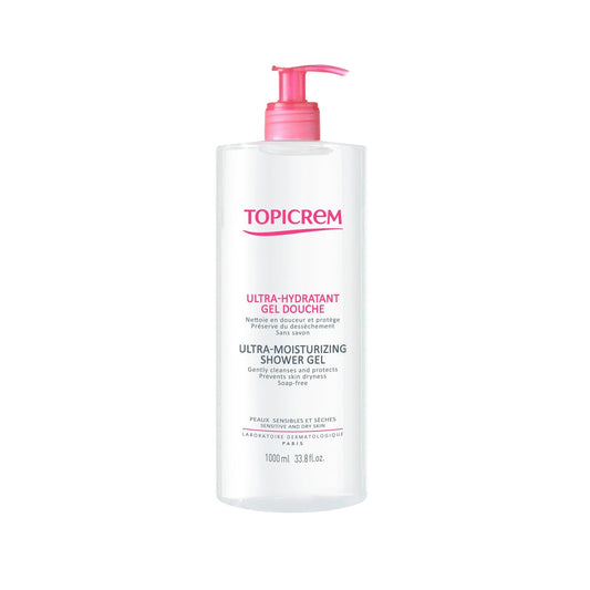 Gel douche Peaux Sensibles et Sèches Ultra Hydratant TOPICREM 