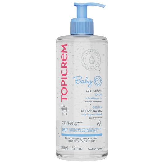 Gel Douche Bébé Doux Peaux Sensibles TOPICREM le flacon de 500mL