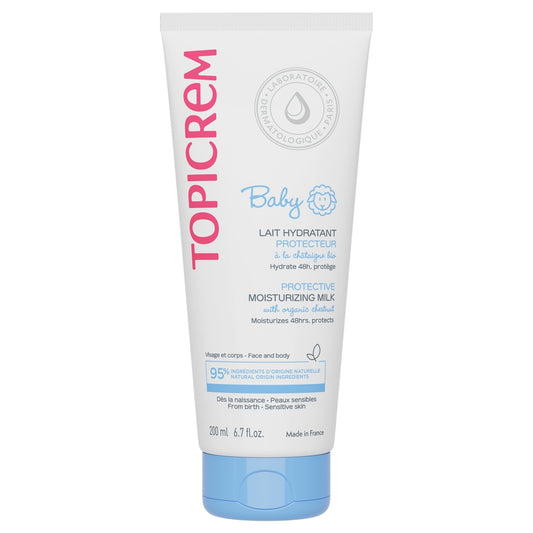 Lait Bébé Hydratant Protecteur Bio TOPICREM le flacon de 200mL