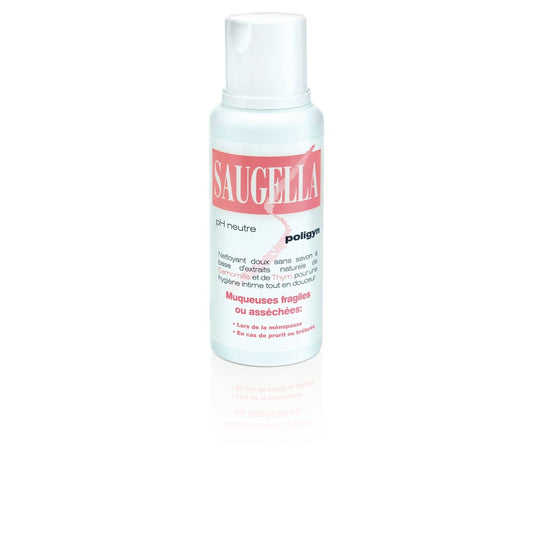 Soin Intime Lavant Doux Poligyn SAUGELLA le flacon de 250 ml