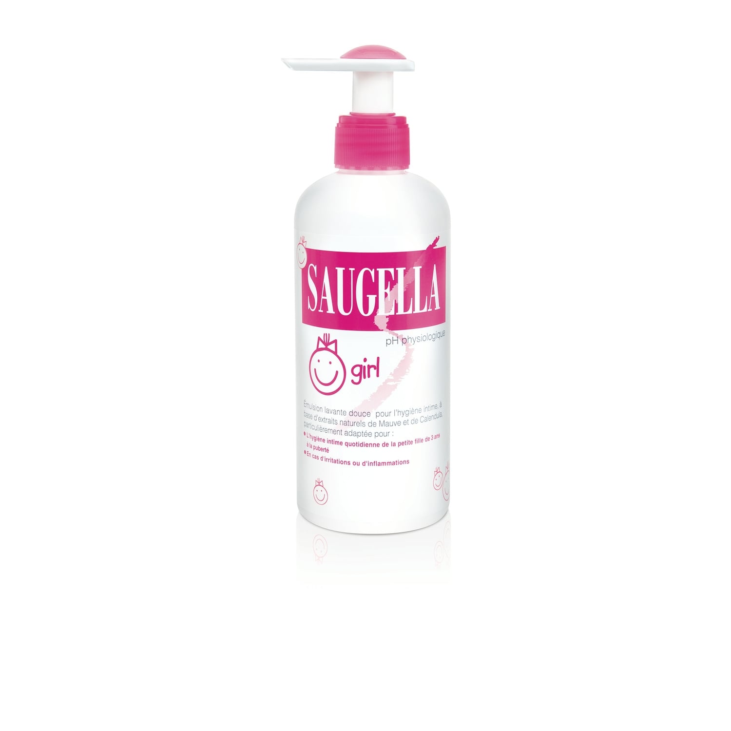 Soin intime Petite Fille aux Extraits de Mauve et Calendula SAUGELLA 