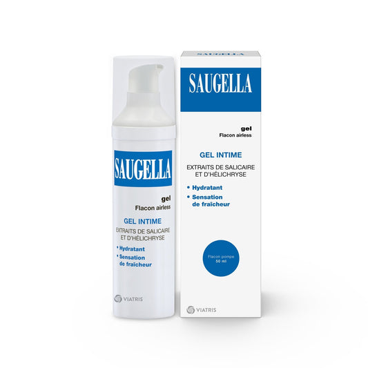 Gel Intime Hydratant Lubrifiant Sensation Fraîcheur SAUGELLA le flacon de 50mL