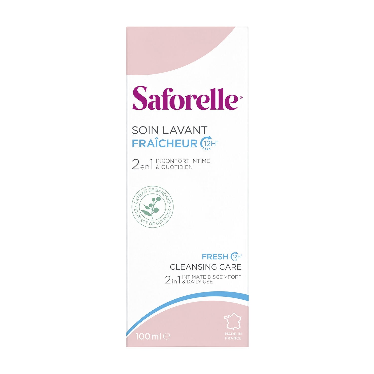 Soin intime Lavant Fraîcheur à l'Extrait de Bardane SAFORELLE 