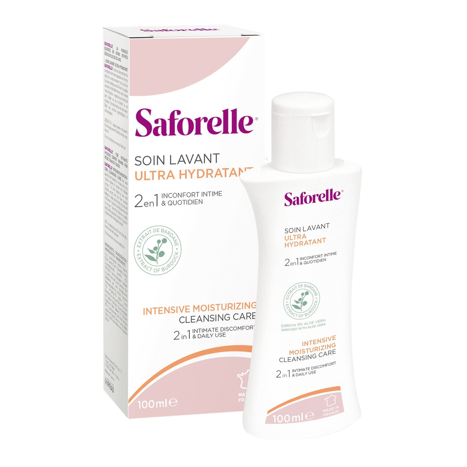 Soin intime Lavant Ultra Hydratant Aloe Vera SAFORELLE 
