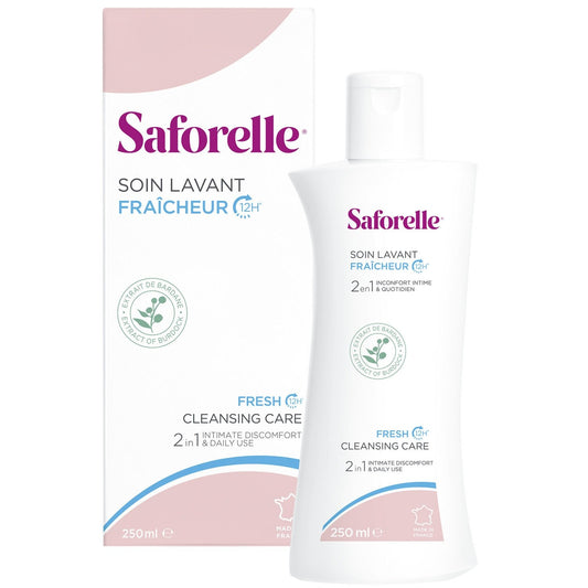 Soin Intime Lavant 2 en 1 Fraîcheur à l'Extrait de Bardane SAFORELLE le flacon de 250mL