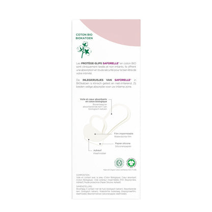 SAFORELLE Classic Organic Cotton Panty Liners