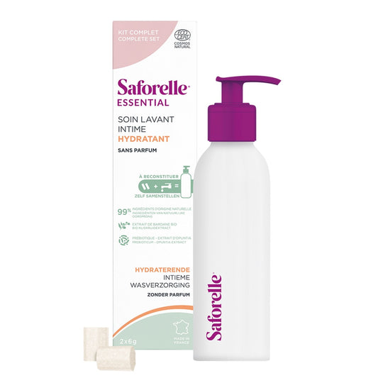 Soin Intime Hydratant à Reconstituer SAFORELLE le kit de soin