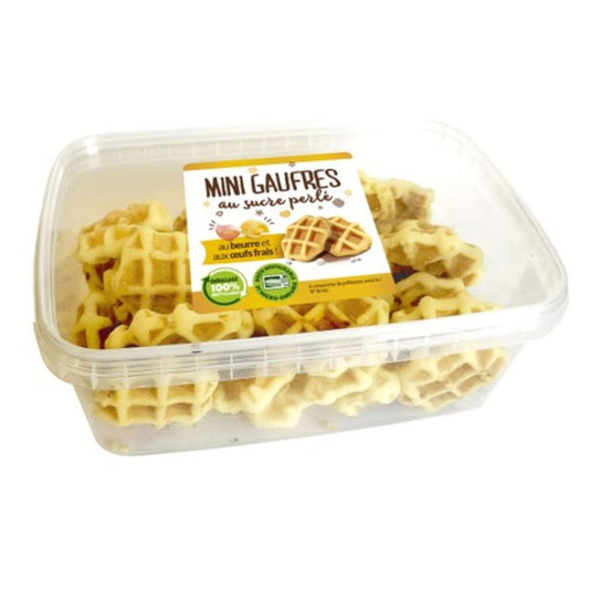 Mini Gaufres au Sucre Perlé LIGHTBODY EUROPE la boîte de 200g