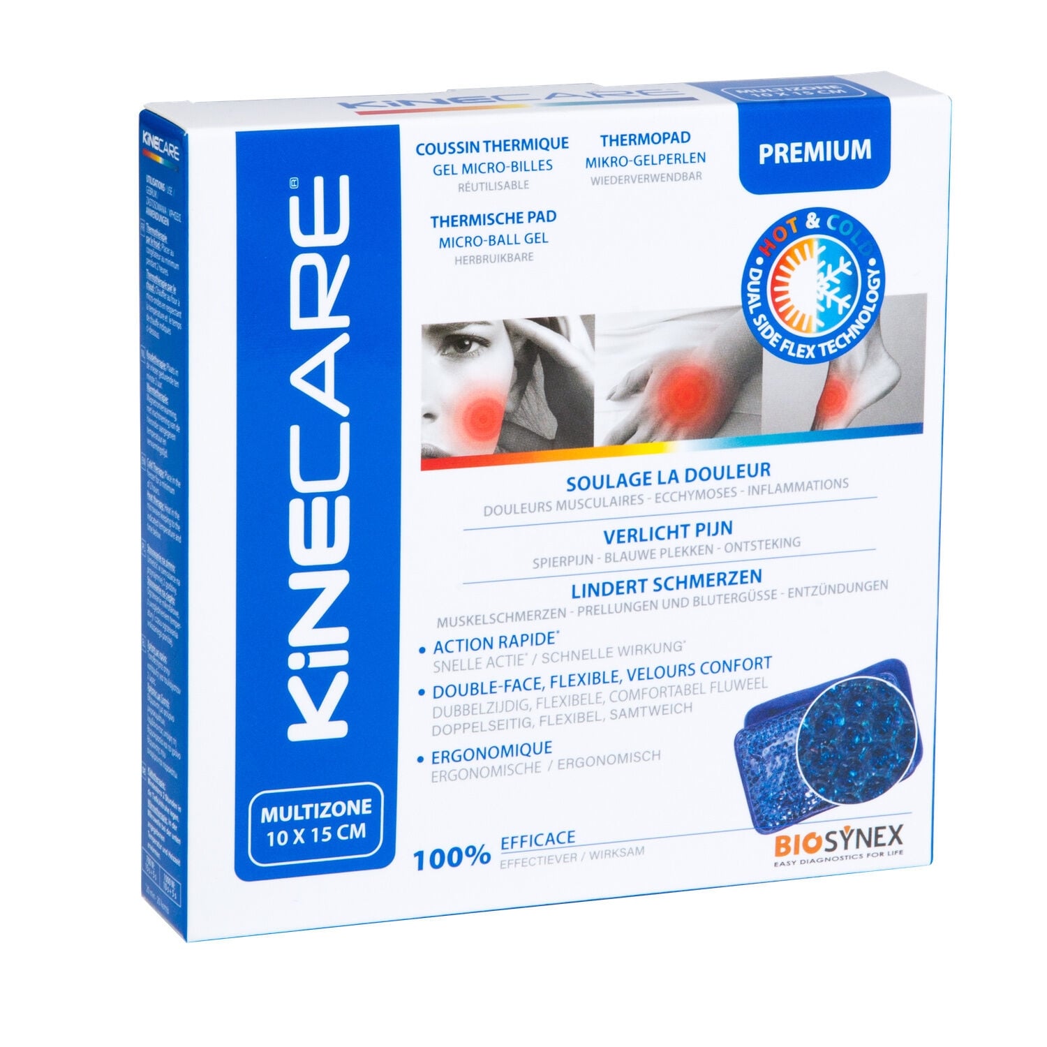 Coussin Thermique Multizone Soulage la Douleur Micro Bille KINECARE 