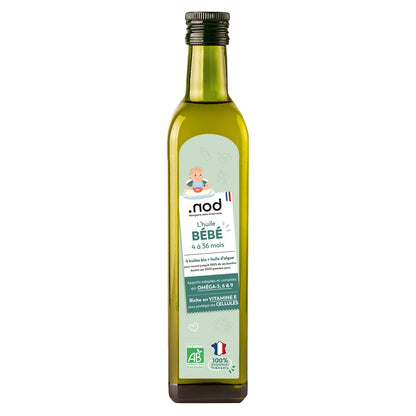 Baby Oil for 4 to 36 Months, for All Meals Organic. NOD