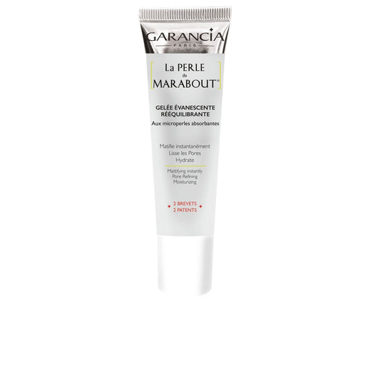 Gelée Rééquilibrante Matifie Instantanément Lisse les Pores et Hydrate aux Microperles Absorbantes la Perle du Marabout GARANCIA le tube de 30mL