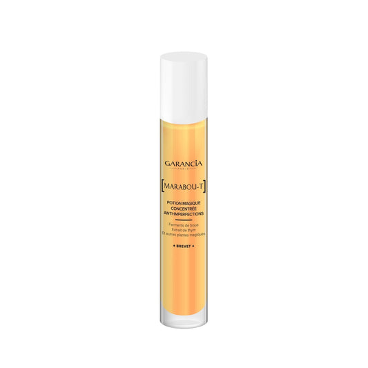 Soin Roll-On Anti-Imperfections Brillance Pores Dilatés Points Noirs Boutons et Microbiote Sos Zone T Potion Magique Marabou-T GARANCIA le roll-on de 10mL