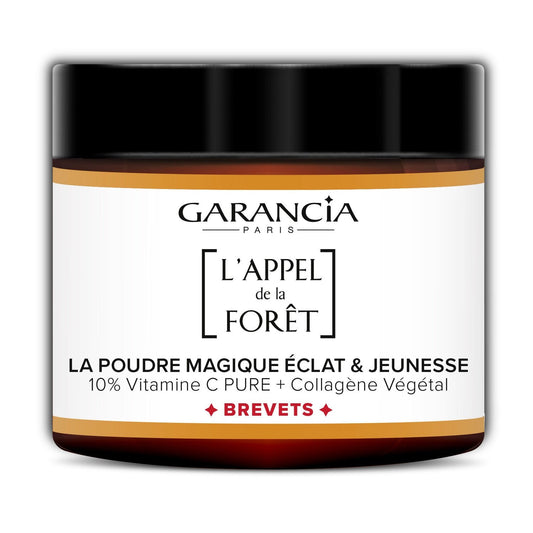 Poudre Visage Eclat Jeunesse Vitamine C 10% l'Appel de la Forêt GARANCIA le pot de 6,5gr
