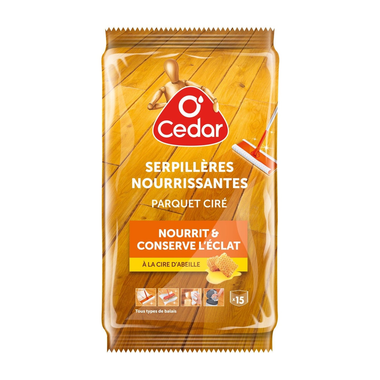 O'CEDAR Beeswax Waxed Parquet Mops