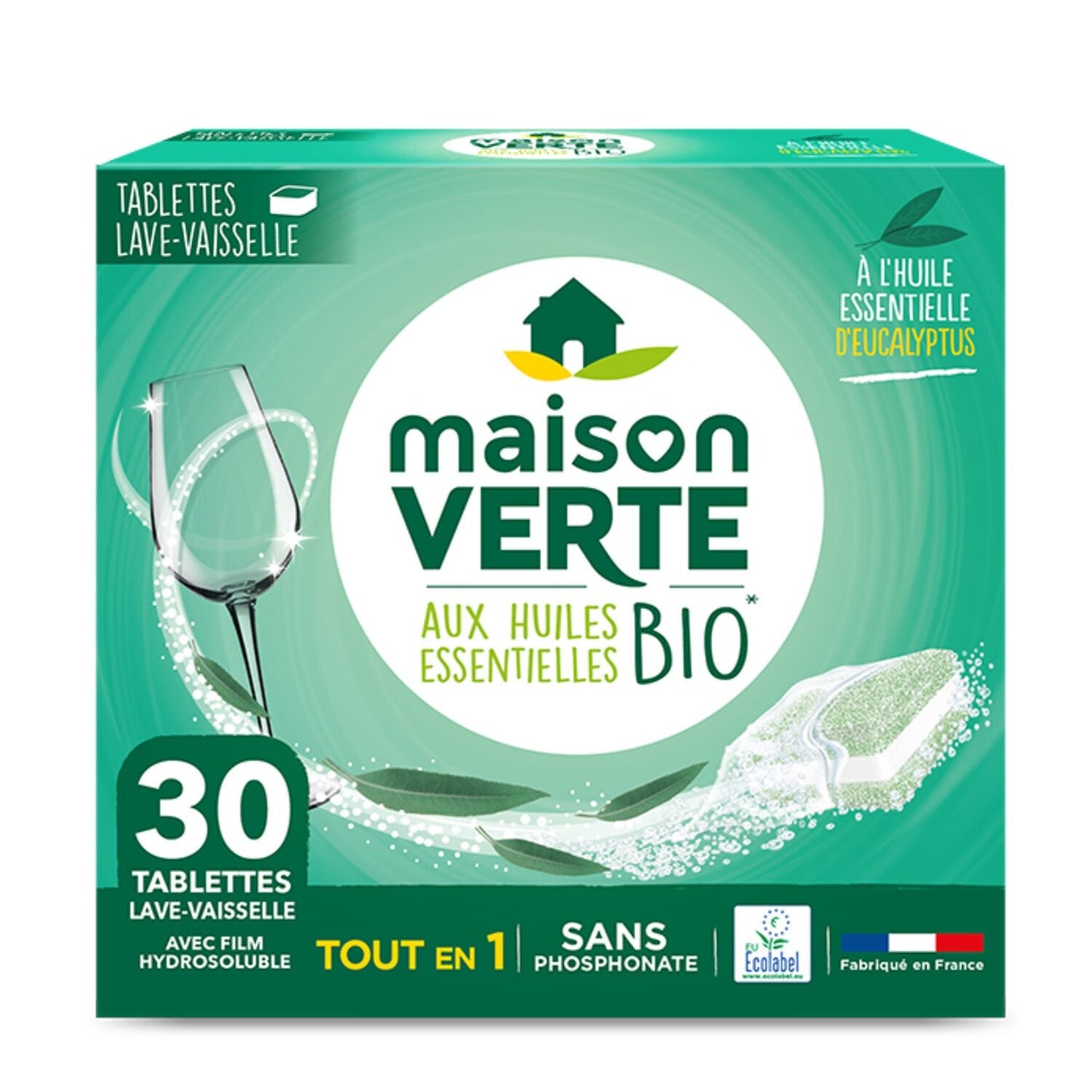 MAISON VERTE Organic Oil Dishwasher Tablet