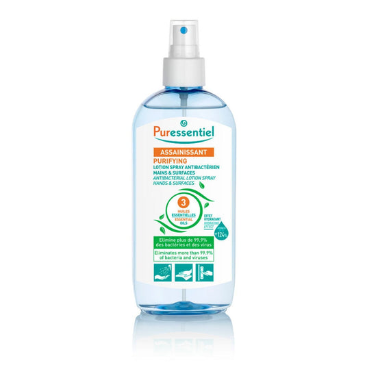 Désinfectant Lotion Assainissante Antibactérienne PURESSENTIEL le spray de 250mL
