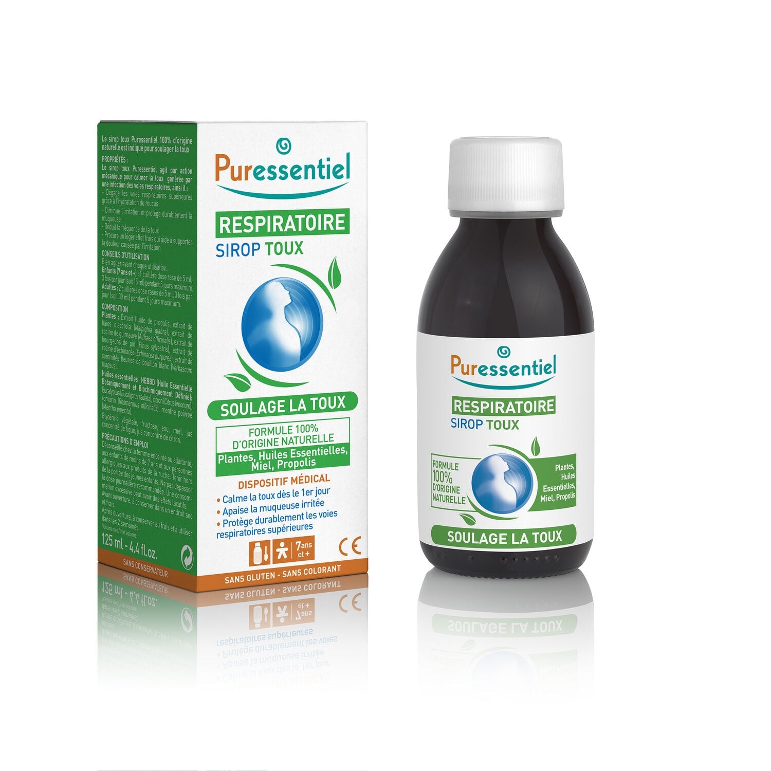 Sirop Respiratoire Adulte et Enfant Gorge Irritée PURESSENTIEL 