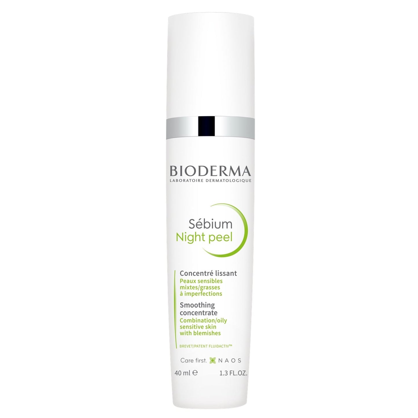 Peeling Nuit Peaux Mixtes à Grasses Anti-Imperfections Concentré Lissant Sébium Night Peel BIODERMA 