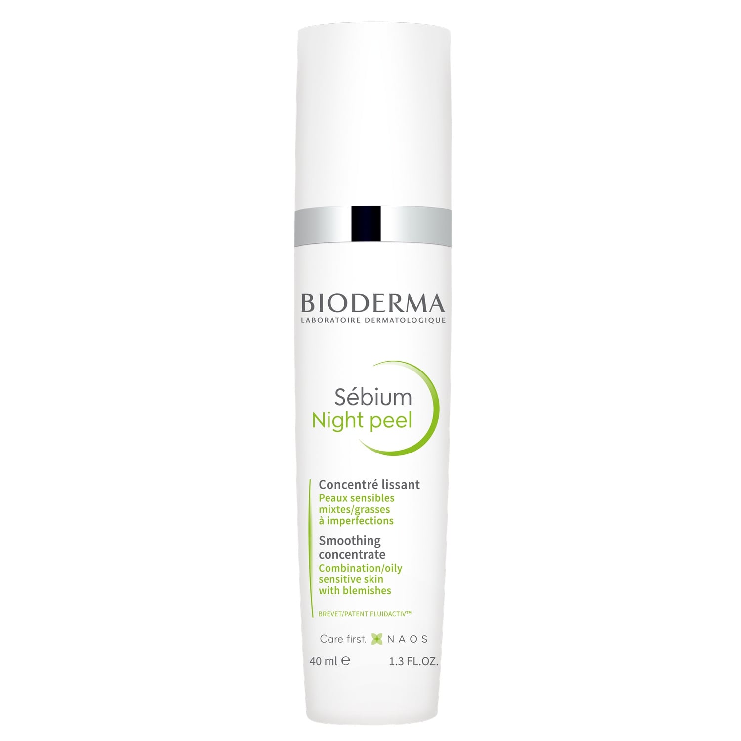 Peeling Nuit Peaux Mixtes à Grasses Anti-Imperfections Concentré Lissant Sébium Night Peel BIODERMA 