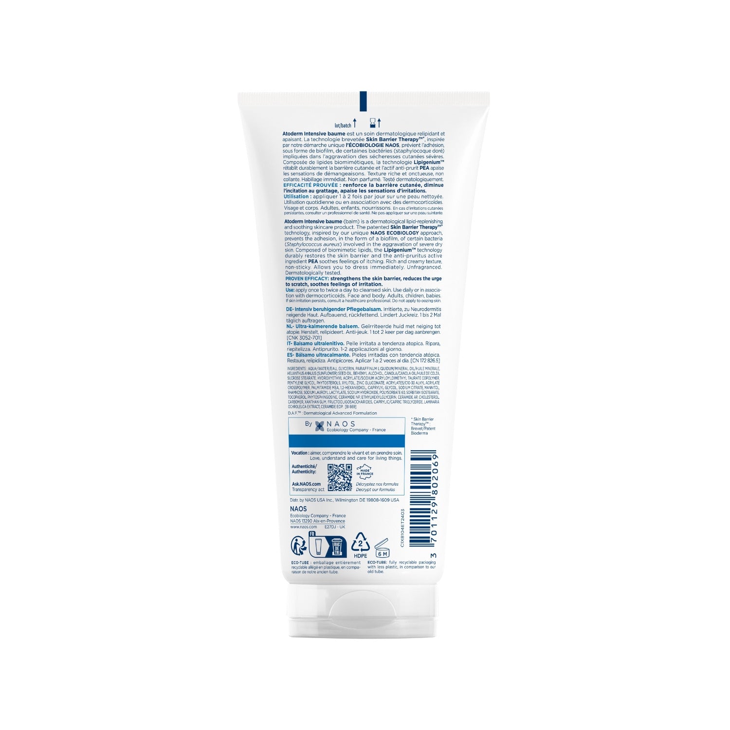 Baume Corps Ultra-Apaisant Atoderm Intensive BIODERMA 