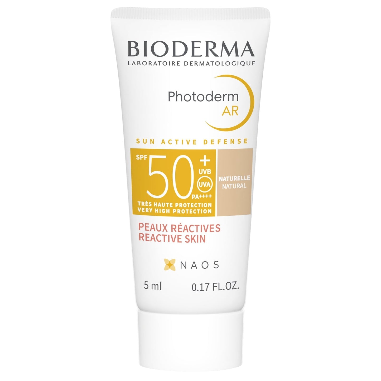 Crème solaire Visage Peau Réactive Spf 50+ Teinté Anti-rougeurs Photoderm AR BIODERMA 