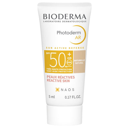 Crème solaire Visage Peau Réactive Spf 50+ Teinté Anti-rougeurs Photoderm AR BIODERMA 