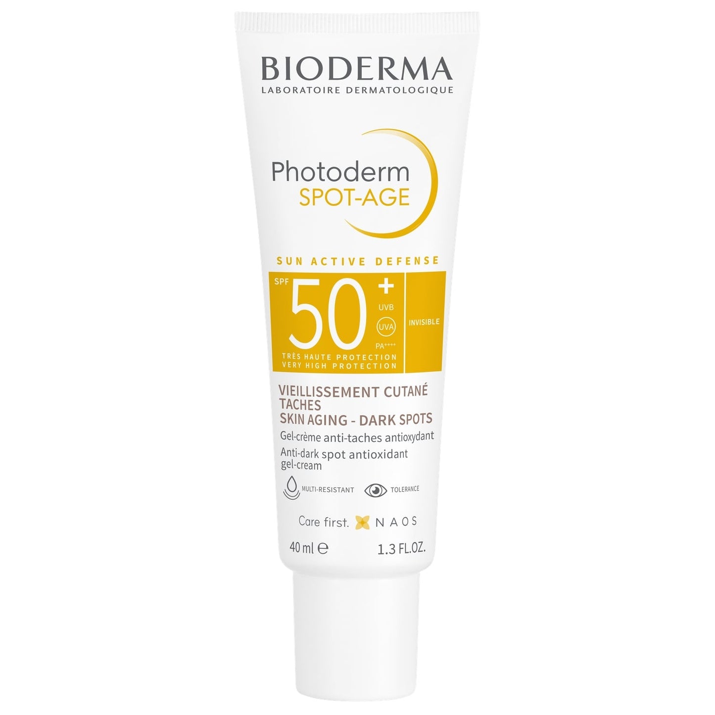 Crème solaire Visage Spf 50+ Anti-tâches Anti-âge Hydratante Photoderm Spot-Age BIODERMA 
