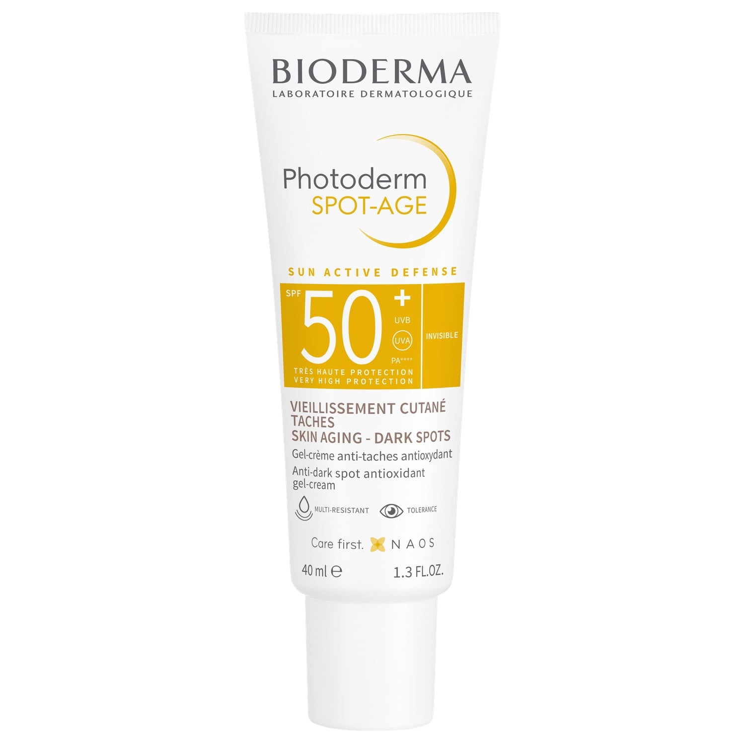 Crème solaire Visage Spf 50+ Anti-tâches Anti-âge Hydratante Photoderm Spot-Age BIODERMA 