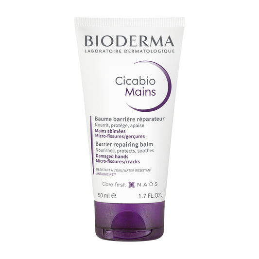 Crème Mains Répare et Protège Peaux Sensibles Cicabio BIODERMA le tube de 50mL
