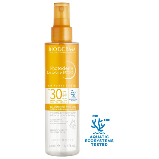 Lait Solaire Visage Corps Cheveux Spf 30 Optimise et Prolonge le Bronzage BIODERMA le flacon de 200mL