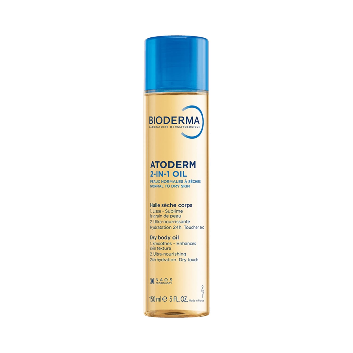 Huile Sèche Corps Peau Normale à Sèche Lisse et Sublime Atoderm BIODERMA 