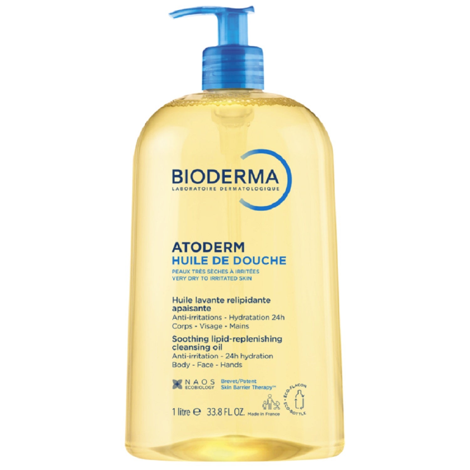 Huile de douche Corps Huile Lavante Relipidante Apaisante BIODERMA 
