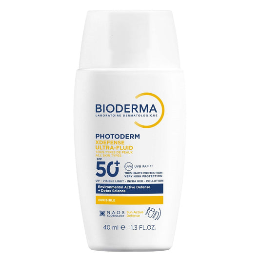 Crème Solaire Visage Peau Sensible Très Haute Protection Spf 50+ Invisible BIODERMA le flacon de 40mL
