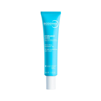 Crème Crème d'Eau Hydratante 72h Visage Peaux Normales et Mixtes Acide Hyaluronique Non Grasse Non Collante Hydrabio Légère BIODERMA 