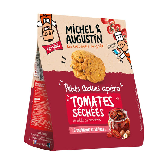 Petit Cookies Apéro Tomates Séchées MICHEL ET AUGUSTIN le paquet de 90g