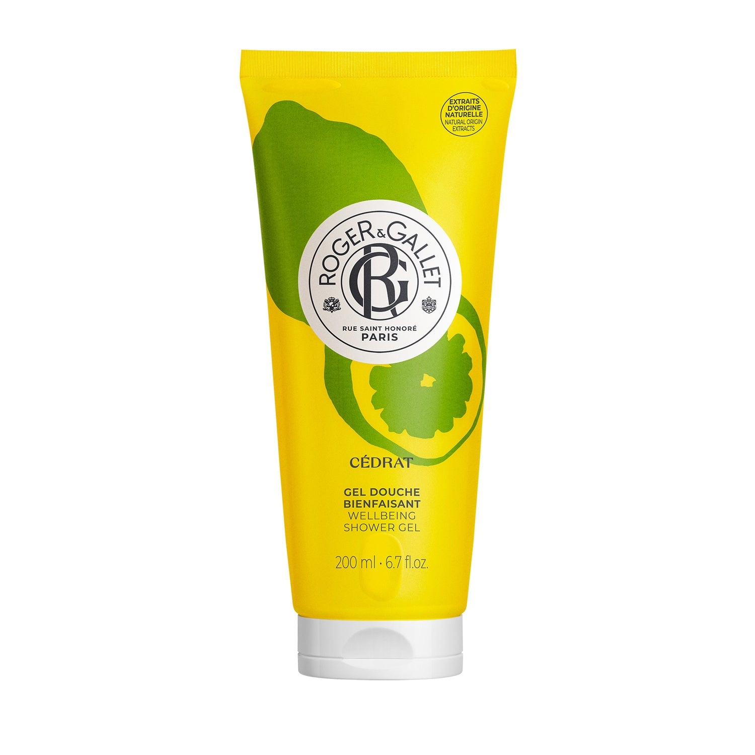 Gel douche Corps et Cheveux Nettoie en Douceur au Cédrat ROGER & GALLET 