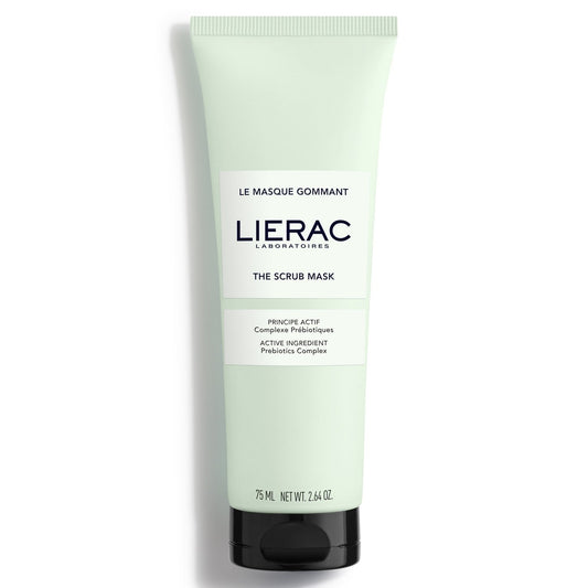 Gommage Visage Toutes Peaux Exfoliant Doux Eclat LIERAC le tube de 75mL