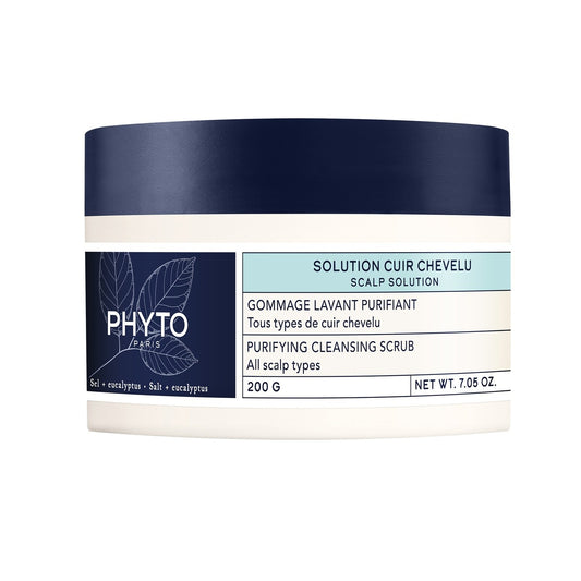 PHYTO Purifying Exfoliating Cleansing Hair Care with Sea Salt Crystals