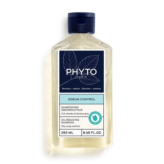 Shampoing Cheveux Gras Séboréducteur Sebum Control PHYTO le flacon de 250mL
