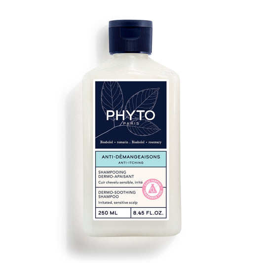 Shampoing Anti-démangeaisons Dermo Apaisant Cuir Chevelu Sensible Irrité et Sec PHYTO 