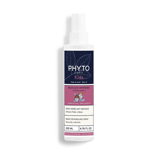 Crème Enfant Spray Démêlant Boucles Intenses Cheveux Frisés et Crépus à l'Huile de Karité PHYTO 