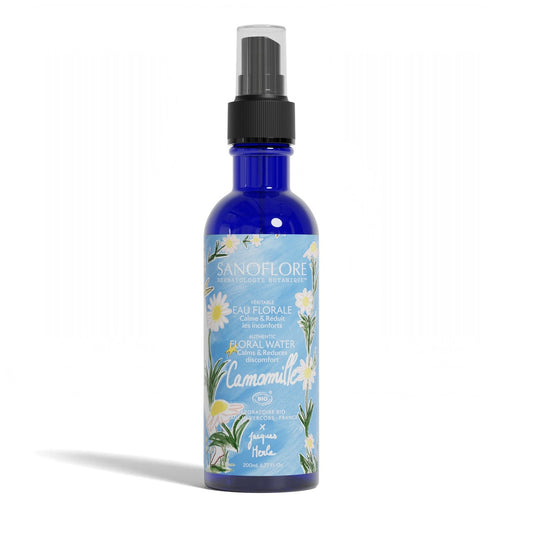 Eau Florale Visage Peau Sensible et Réactive Apaisante à la Camomille Noble SANOFLORE le flacon de 200mL