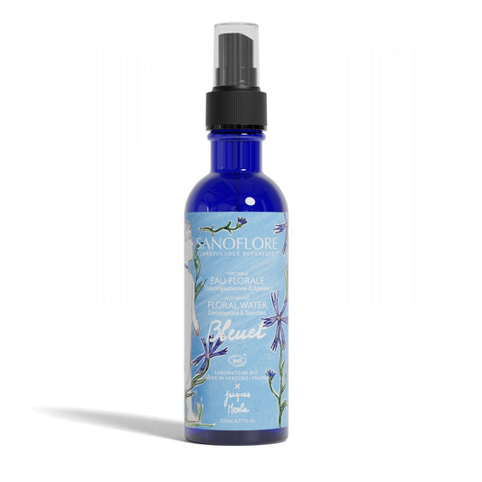 Floral Water for Face and Eyes for Sensitive Skin Decongests and Soothes with Cornflower SANOFLORE