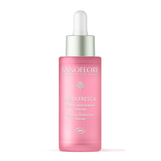 Sérum Hydratant Visage et Yeux Femme Rosa Fresca SANOFLORE le flacon de 30mL