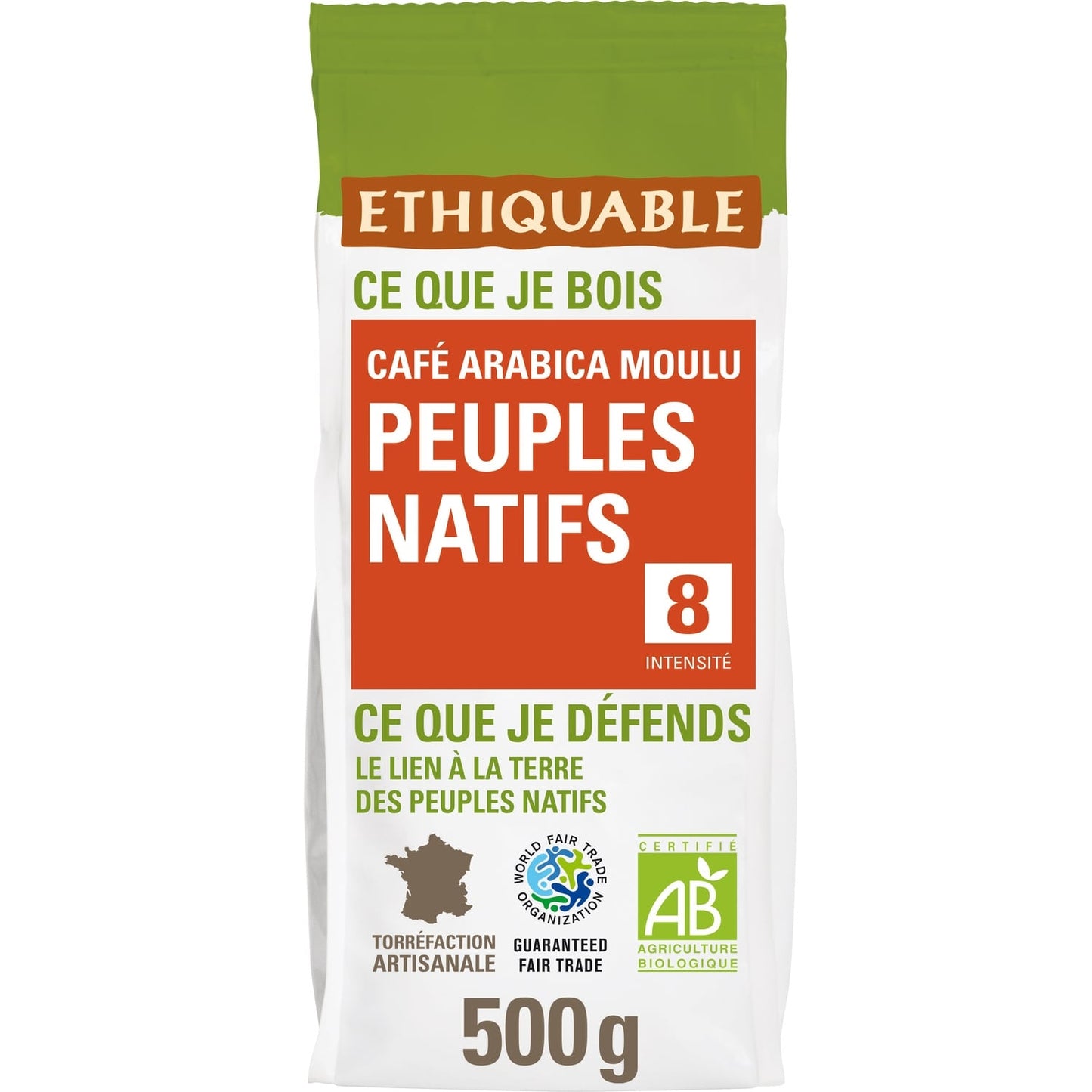 Café Moulu Arabica ETHIQUABLE 