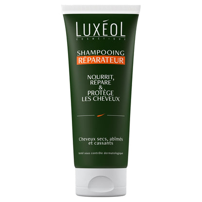 LUXEOL Keratin, Sheabutter und Provitamin B5 Reparaturshampoo für trockenes, geschädigtes und brüchiges Haar