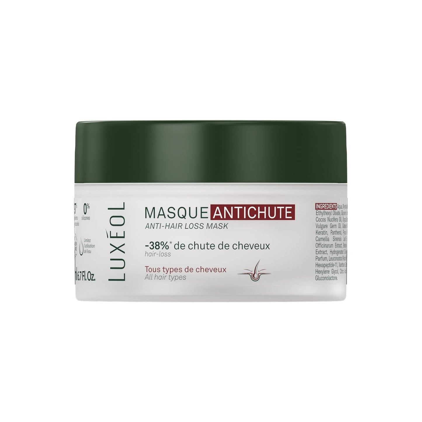Masque Anti-chute à l'Extrait de Kératine LUXEOL 