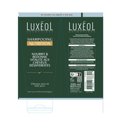 Shampoing Cheveux Secs et Très Secs Nutrition LUXEOL 