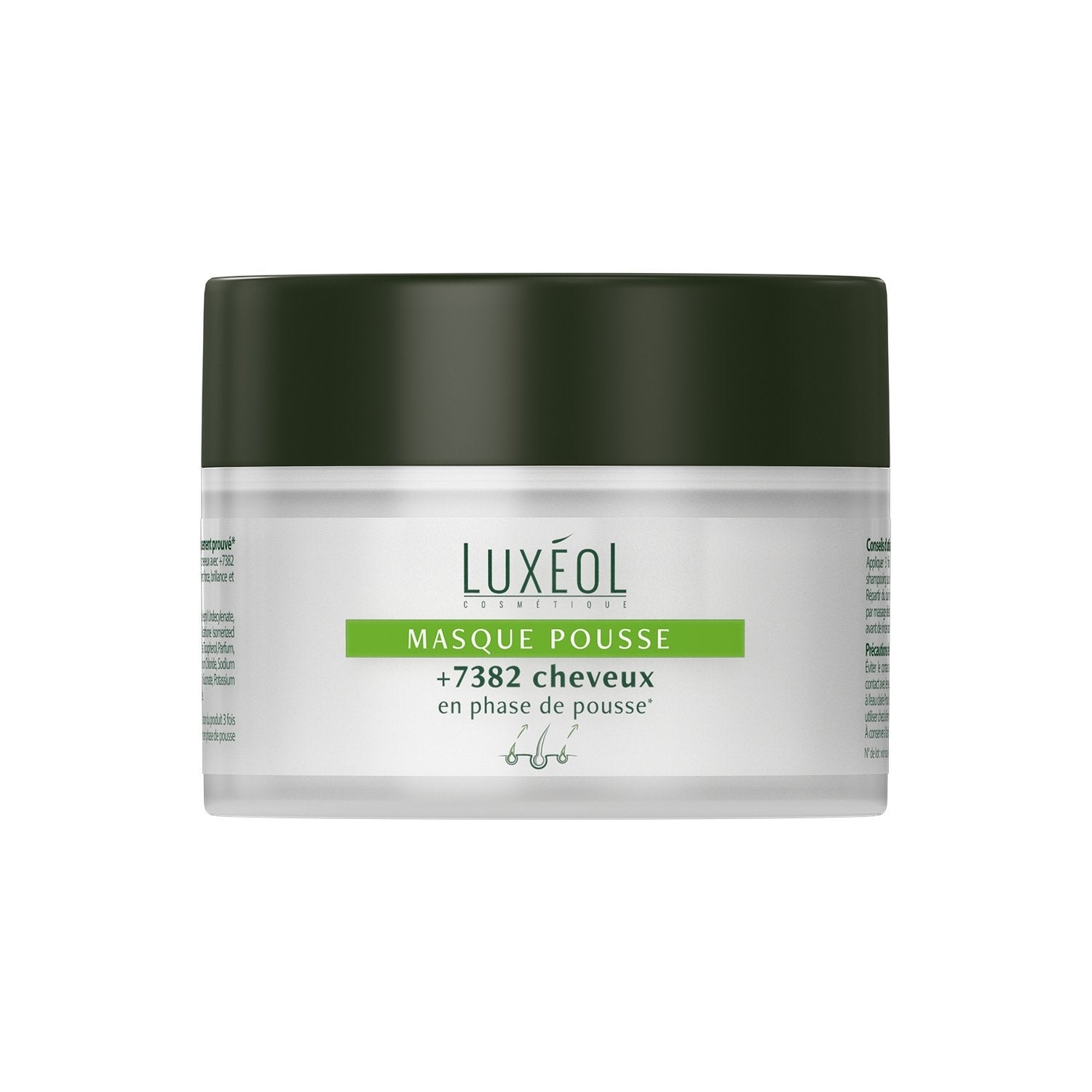 Masque Cheveux Soin Pousse LUXEOL le pot de 200mL